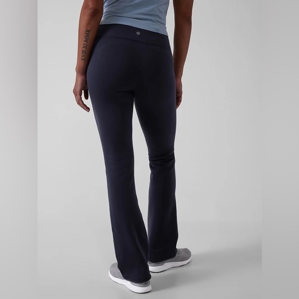 ALTITUDE FLEECE LINED HIGH RISE PANT- black, warm leggings